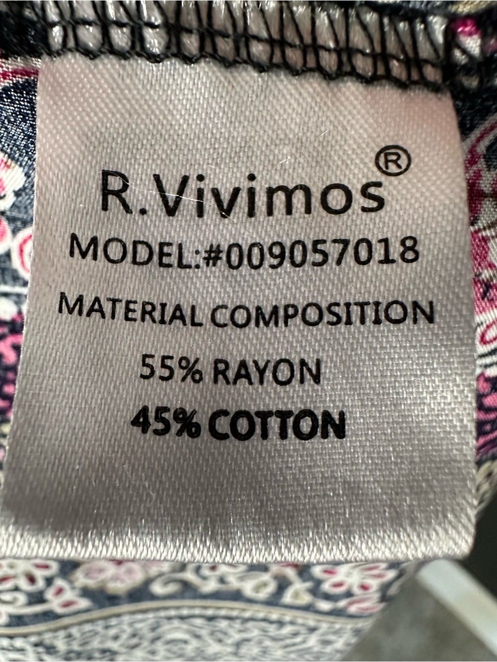 R. Vivimos Boho Wrap Maxi Dress Long Sleeve Bell Sleeve Floral Stripe M 8/10 - Picture 11 of 11